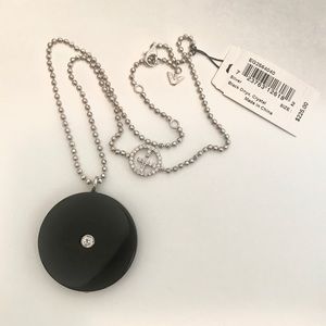 Emporio Armani Black Onyx Crystal Necklace